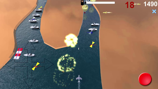 Android application River Raid. Battle Ship. Plane screenshort