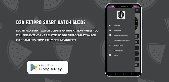 D20 FitPro Smart Watch Guide