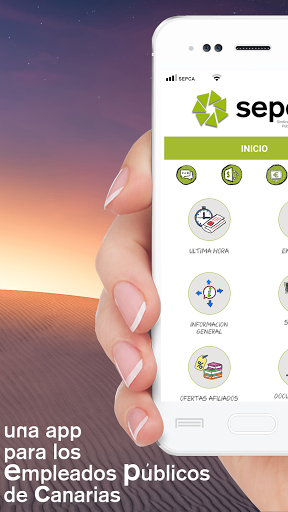 Android application SEPCA screenshort