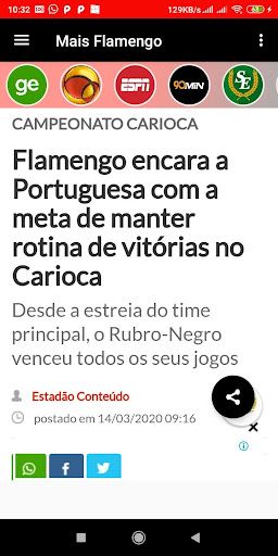 Mais Flamengo Screen 2