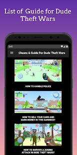 Dude Theft Wars Guide, Cheat Codes & Tips 1.1 screenshots 4