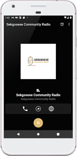 Android application Sekgosese Radio Station screenshort