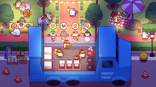 Cat Snack Bar MOD APK v1.0.48 (Unlimited Gems and Money) Gallery 5