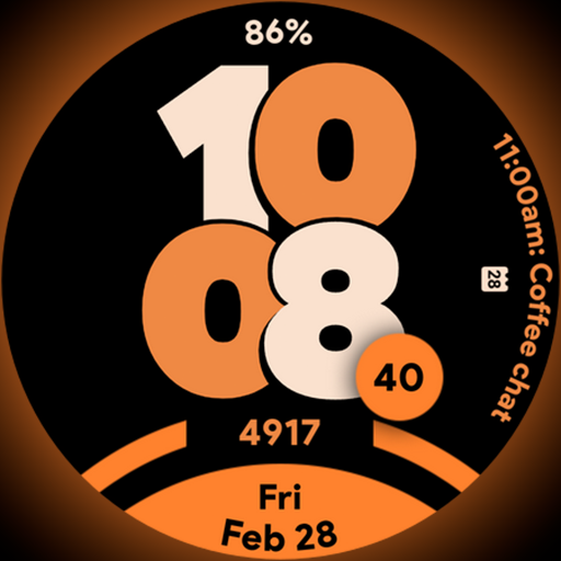 Pixel Sporty Pro - Watch face Logo