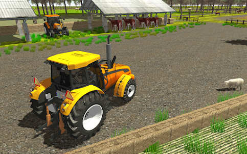 Village Tractor Simulator Game