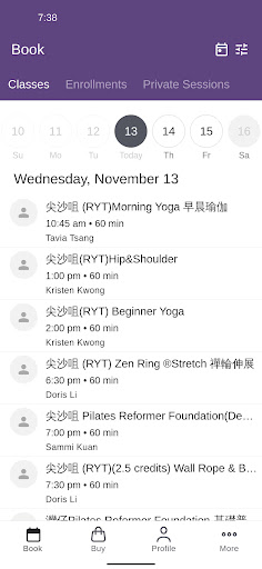 Aum Yoga Academy Screenshot 2 - AppWisp.com