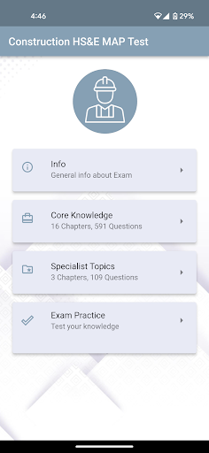 Construction HSE MaP Test