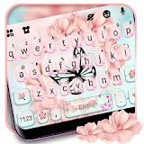 Pink Floral Keyboard Theme icon