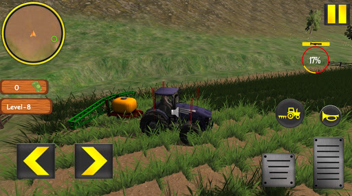 farmer and his Great tractor