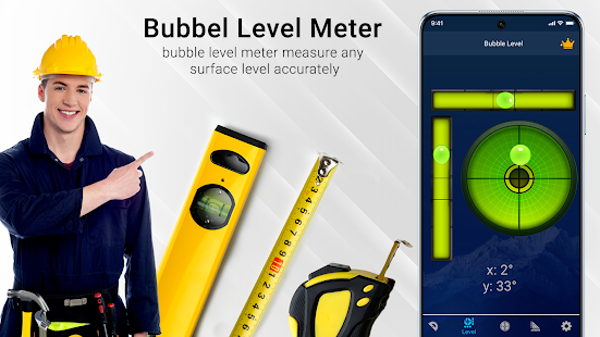 Inclinometer & Bubbel Level Screenshot