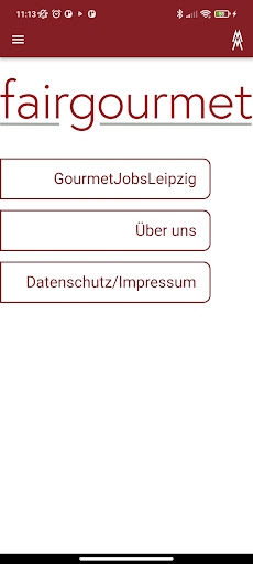 Android application GourmetJobsLeipzig screenshort