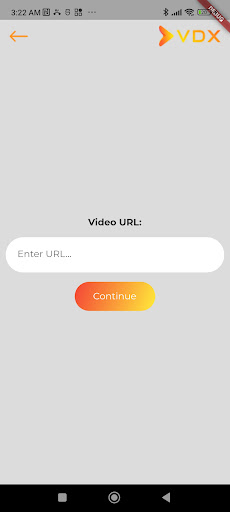Android application VDX - Video Downloader screenshort