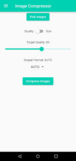Android application Image Compressor screenshort
