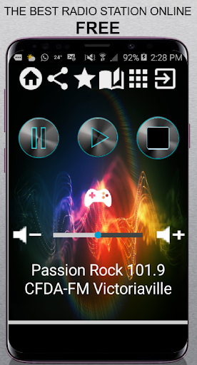 Android application Passion Rock 101.9 CFDA-FM Vic screenshort