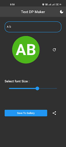 Text DP Maker Screen 2
