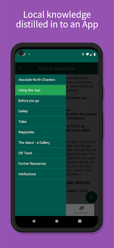 Android application Thorsborne Trail screenshort
