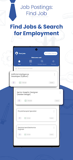 Android application Find Jobs: Search Employment screenshort