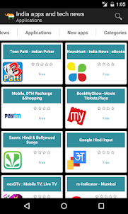 India apps and tgames