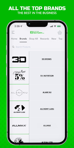Android application Nutrition Faktory screenshort