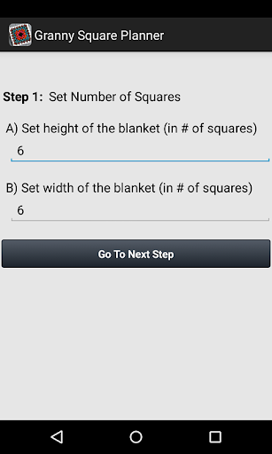 Screenshot of Granny Square Planner