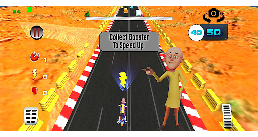 Motu Patlu Speed Bike Racing