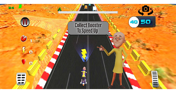Motu Patlu Bike Racing Game 1.0.3 APK screenshots 2