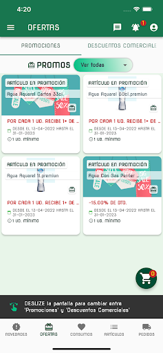 Cash El Nogal APP Screen 3