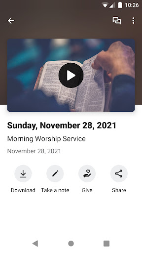 Shady Grove Baptist Church Screen 3