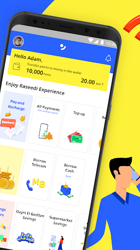 Raseedi - Call,Pay & Pay later Screen 2