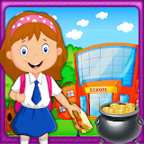 Kids School Cafe Cashier icon