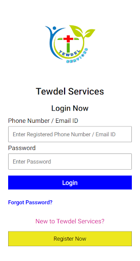 Android application Medical Services App screenshort