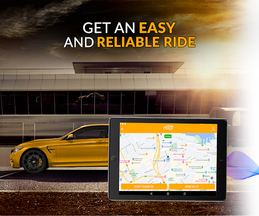 Android application Cossy Ride Driver screenshort