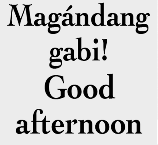 English Filipino Sticker For W