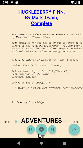 Free English Audio books - Cla Screen 2