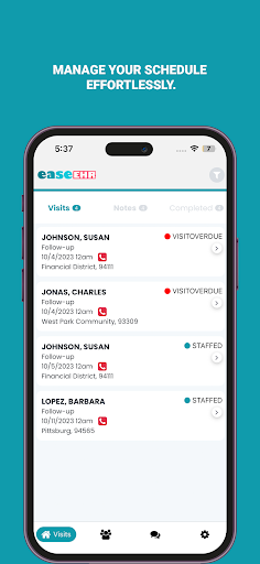 Android application EaseEHR screenshort