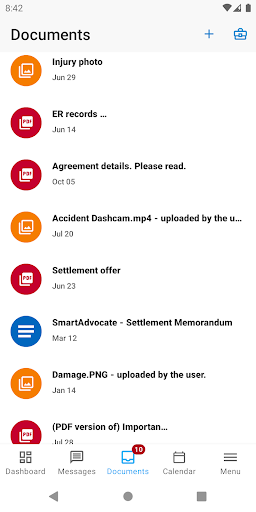 SmartAdvocate Case Access Screen 2
