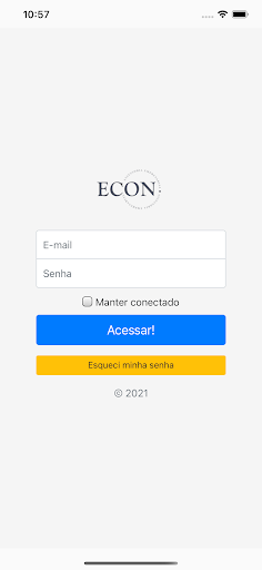 Android application Econ Assessoria Empresarial screenshort