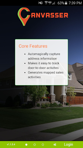 Android application Canvasser Pro screenshort
