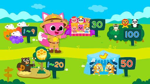 Screenshot of Pinkfong Numbers Zoo: Kid Math