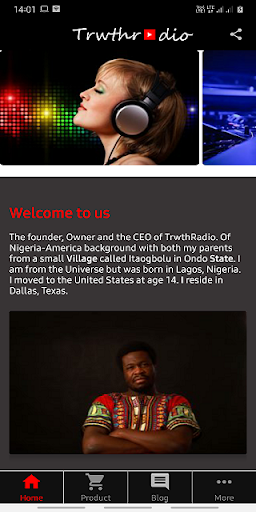 Android application Trwth Radio screenshort