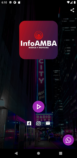 Android application InfoAmba screenshort
