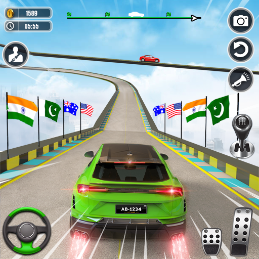 Mega Ramp Crazy Car Stunts logo