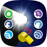 Flash Alert Call SMS - Whistle To Flashlight icon