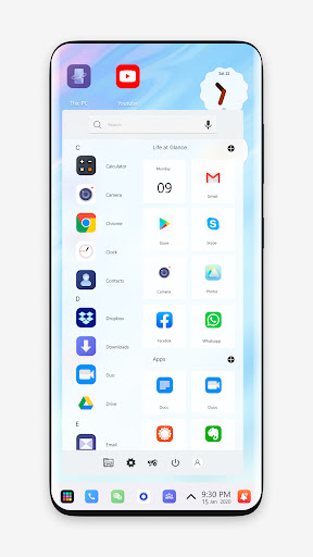 Android application ZTE Axon 40 theme for Launcher screenshort