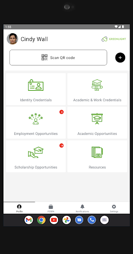 GreenLight Credentials Wallet