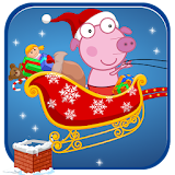Peeka Pig Xmas Holiday Gifts icon