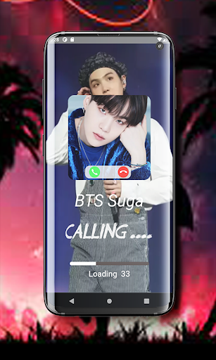 BTS Suga fake video call Prank 2