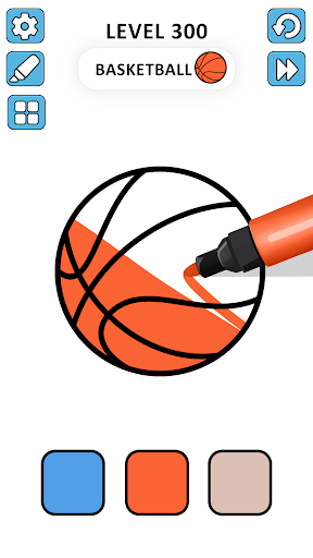 Android application Coloring Page ASMR Drawing screenshort