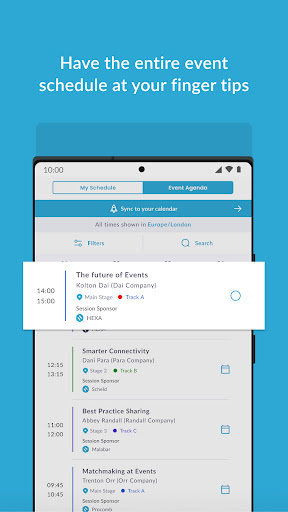 Android application NIC Events screenshort