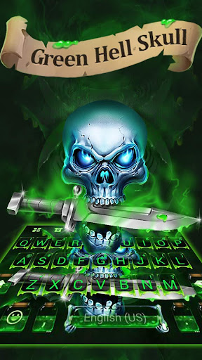 Android application Green Hell Skull Devil Knife K screenshort